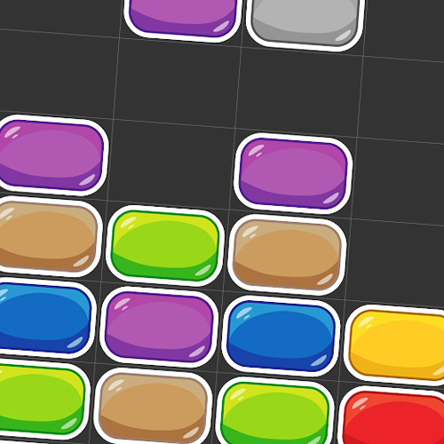 Minitris Field Detail - game falling blocks