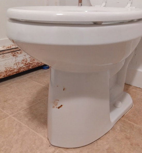 Dirty toilet