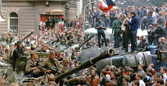 Russians in Prague in 1968.