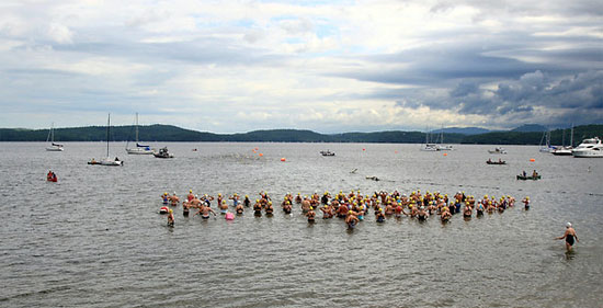 Triathlon in Colchester, VT